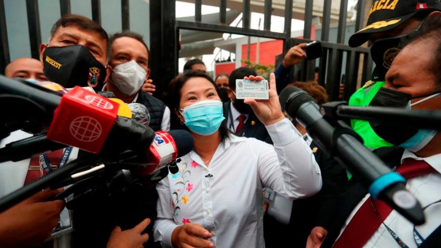 Keiko Fujimori arriba de Castillo pero en empate técnico, según el boca de urna