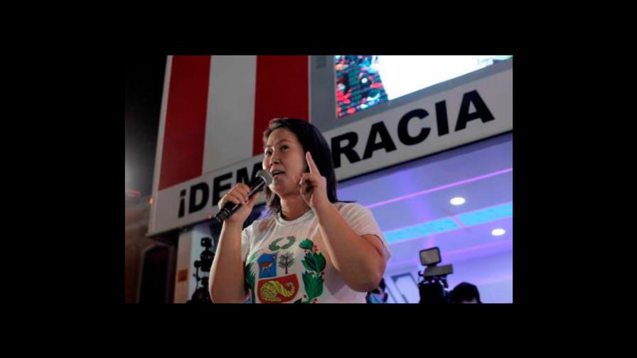 Keiko Fujimori afirma que no aceptará “un fraude en mesa” en Perú