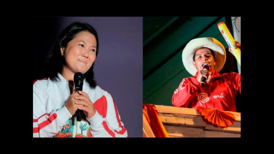 Pedro Castillo aventaja por más de 78,000 votos a Keiko Fujimori con escrutinio al 97,2 %