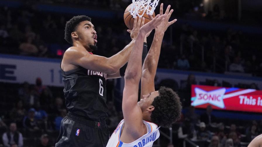 Con 32 puntos de Tate, Rockets superan al Thunder