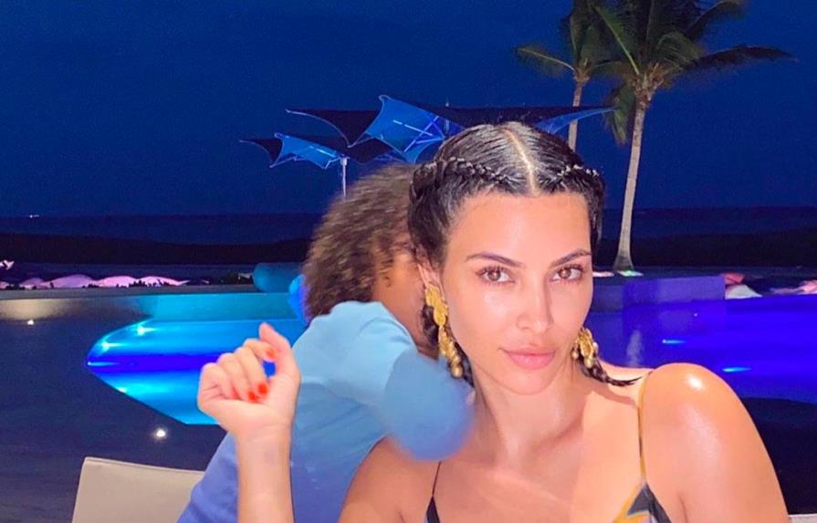 Kim Kardashian en República Dominicana con su familia