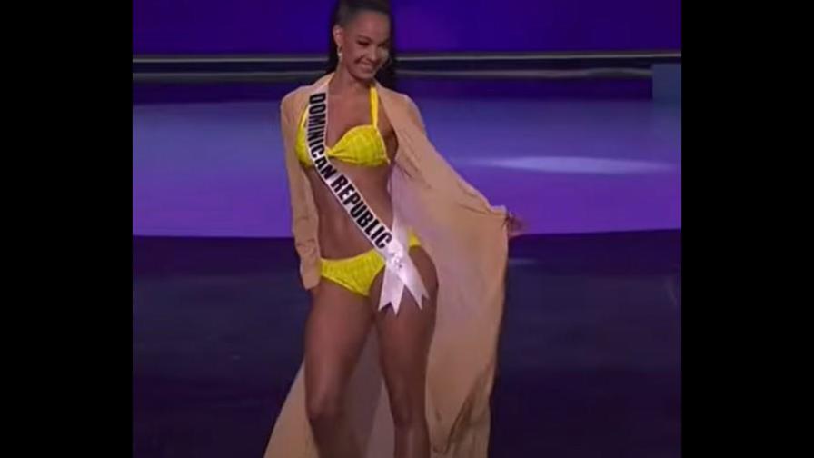 Video | La breve confusión de Miss Ecuador con la Miss RD en la preliminar del Miss Universo