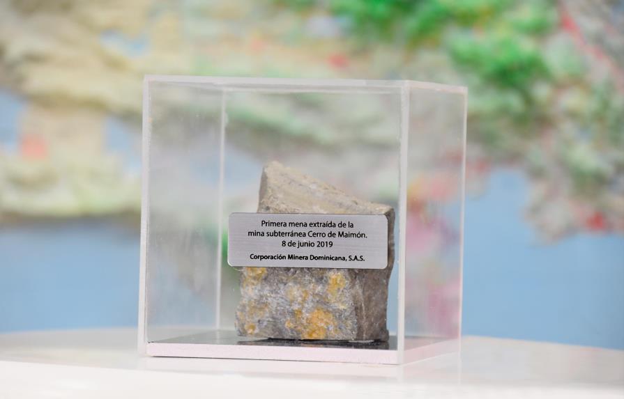 Cormidom entrega a Energía y Minas primera roca con metales extraída en su etapa subterránea