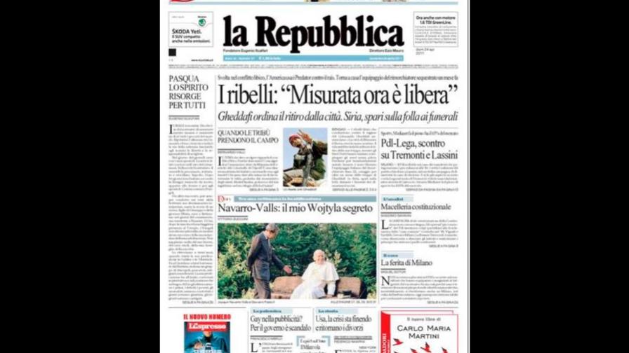 Familia Agnelli comprará el grupo editorial de La Repubblica y La Stampa