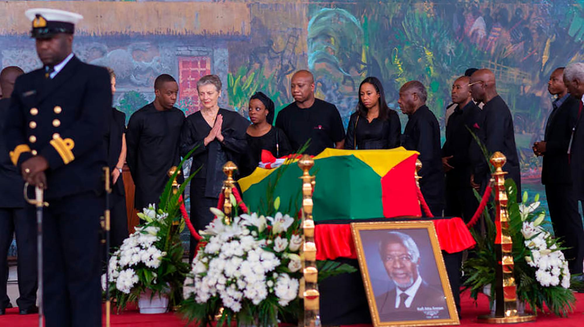 La realeza europea viajó hasta África para asistir al multitudinario funeral del ex secretario general Kofi Annan . La realeza europea viajó hasta África para asistir al multitudinario funeral del ex secretario general de la ONU, que falleció el 18 de agosto de 2018 tras una corta enfermedad
