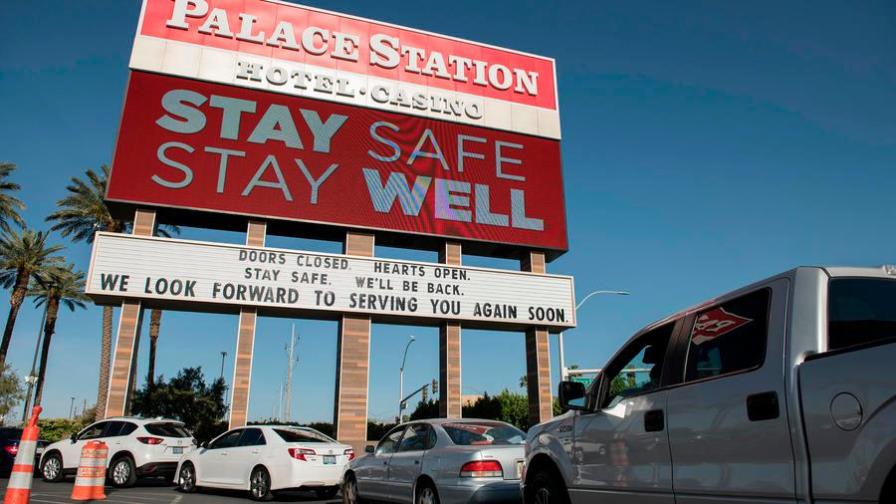 Casinos de Las Vegas se convierten en bancos de alimentos por la pandemia