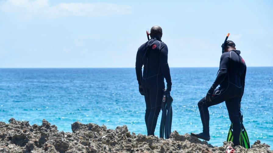 Autoridades buscan en aguas del mar Caribe al niño Andy de Jesús Martínez Autoridades buscan en aguas del mar Caribe al niño Andy de Jesús Martínez