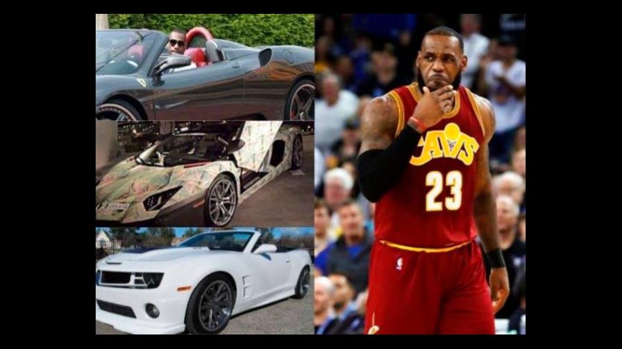 La increíble colección de autos de LeBron James