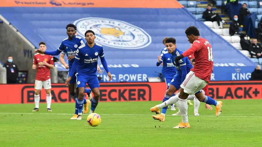 Leicester y Manchester United regalan un entretenido 2-2 en el Boxing Day