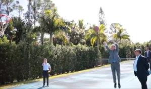 VIDEO | Leonel Fernández, canasto sin arrugas en Miami