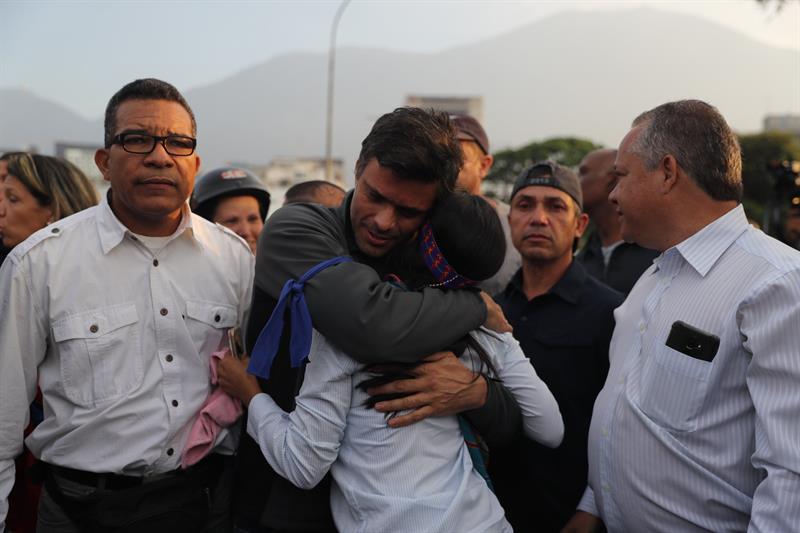 Liberado el opositor venezolano Leopoldo López