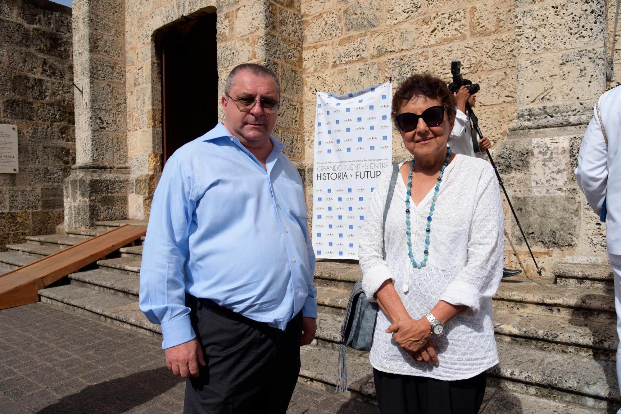 Paolo Dussich y Blanca Delgado Malagón
