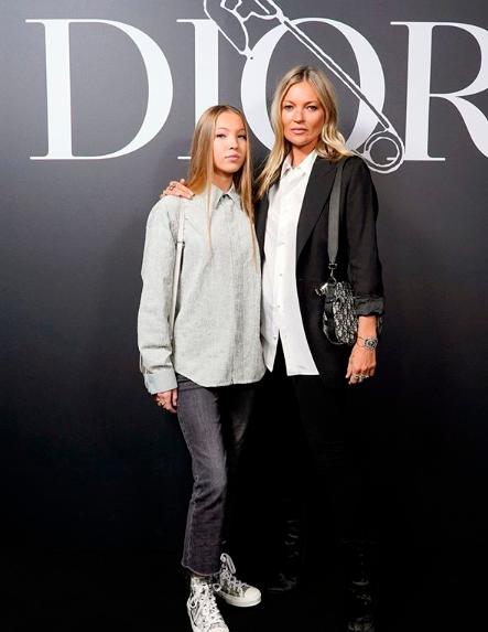Lila y Kate Moss