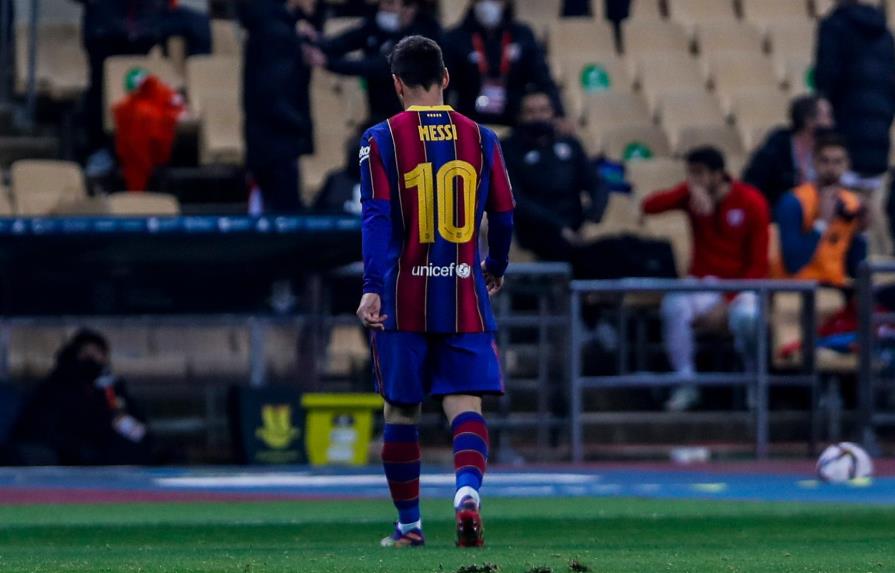 El Athletic somete al Barça en la Supercopa y Messi es expulsado por primera vez