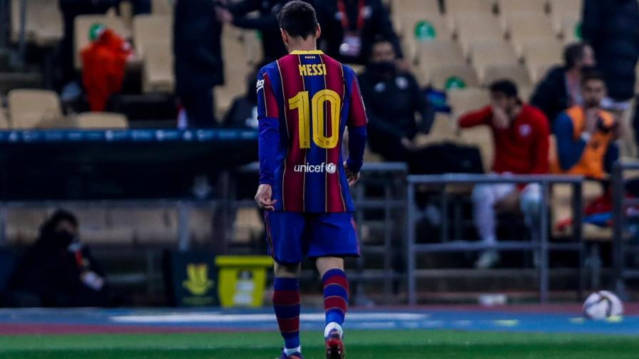 El Athletic somete al Barça en la Supercopa y Messi es expulsado por primera vez
