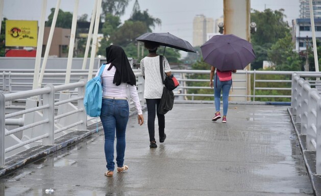 El Distrito Nacional y seis provincias en alerta amarilla por lluvias