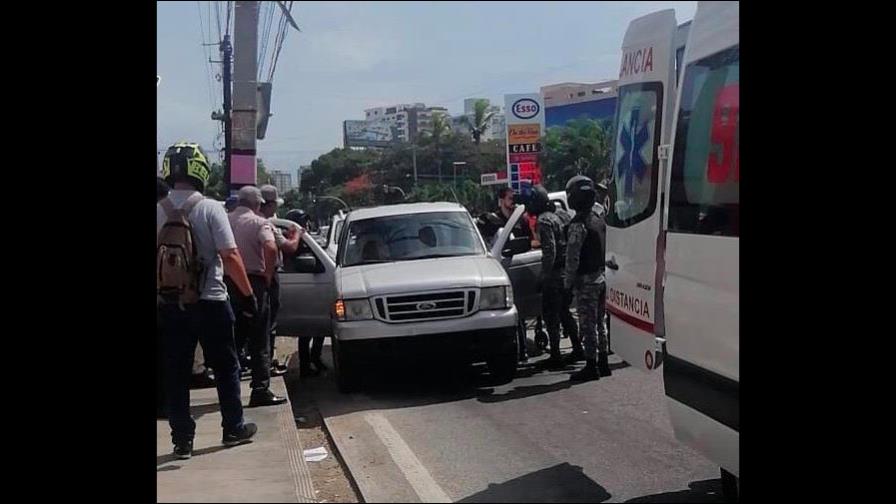 Hombre se hirió por accidente en la avenida Lope de Vega