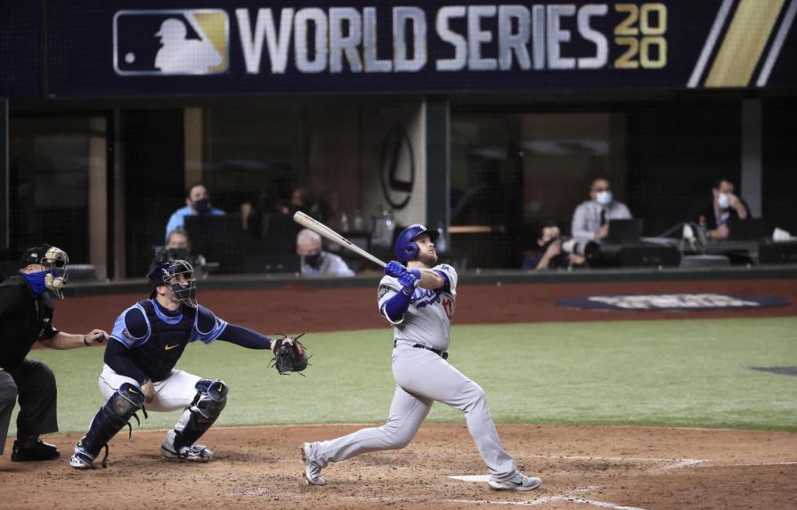 Dodgers a un paso de ganar la Serie Mundial ante unos aguerridos Rays