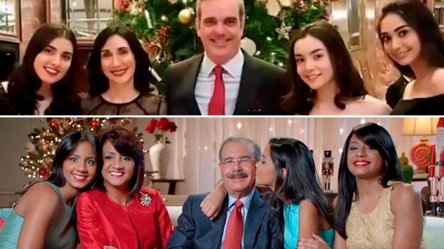 Tres hijas y licenciados en economía: Las similitudes y diferencias de las familias Abinader y Medina 