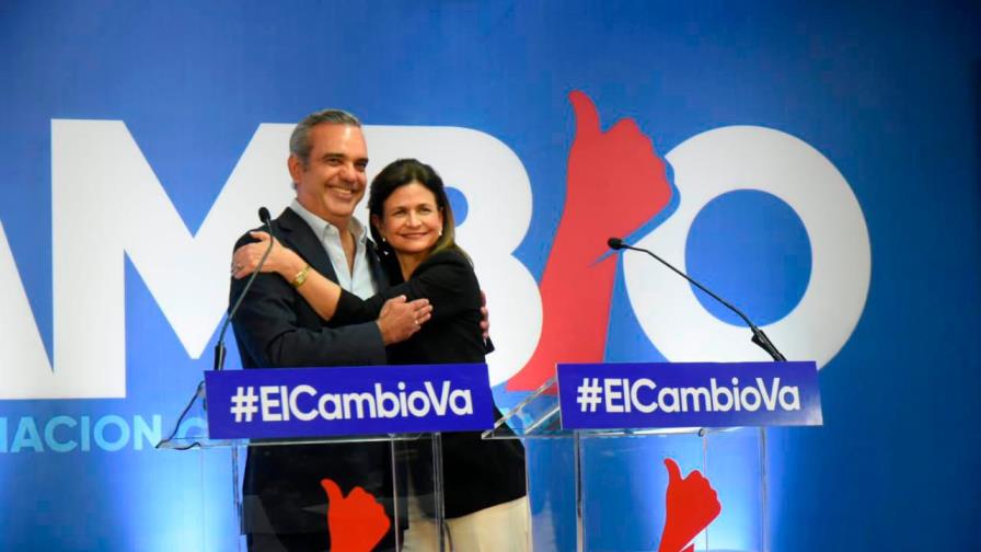 JCE declara oficialmente ganadores a Luis Abinader y a Raquel Peña