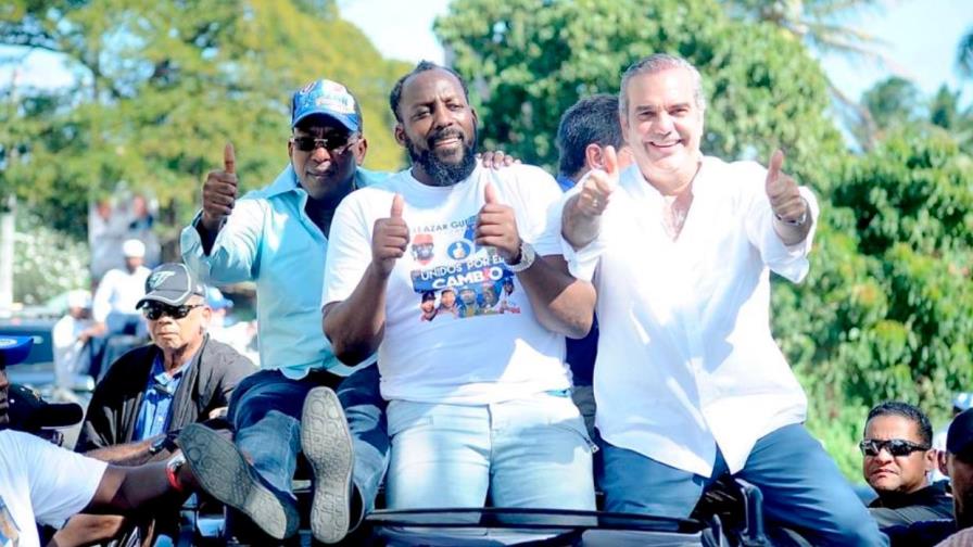 Abinader resalta que apoyo de candidatos y de Vladimir Guerrero es muestra de crecimiento del PRM                    