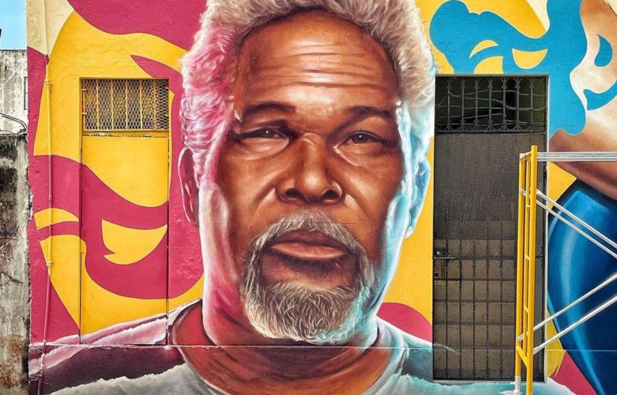 Luis El Terror Días vivo en un mural de Ciudad Nueva