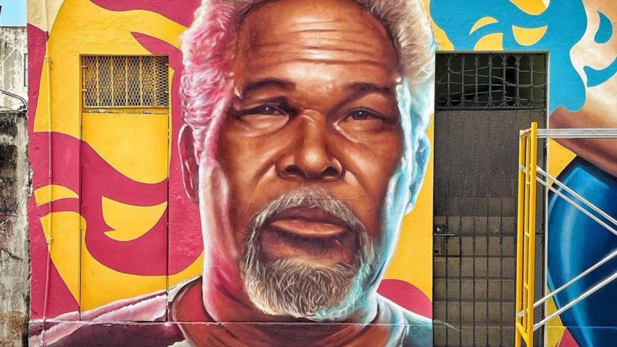 Luis El Terror Días vivo en un mural de Ciudad Nueva