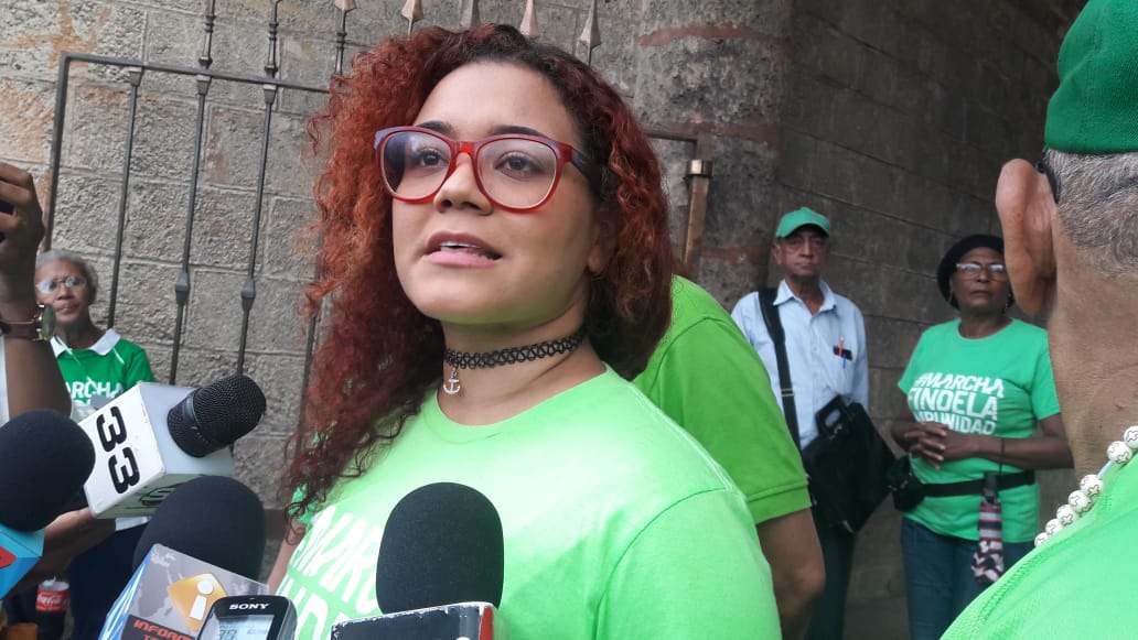 Jornadia Ureña, dirigente del movimiento.