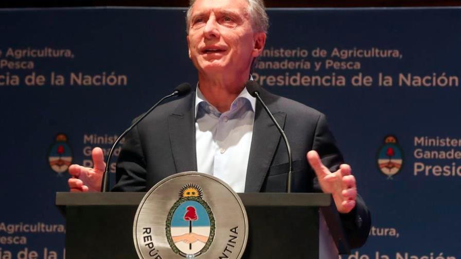 Macri convoca a una marcha antes de dejar la presidencia argentina