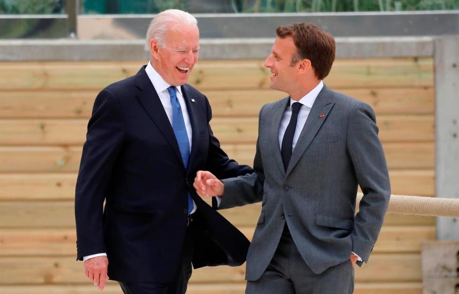 Macron y Biden hablarán este miércoles sobre la crisis de los submarinos