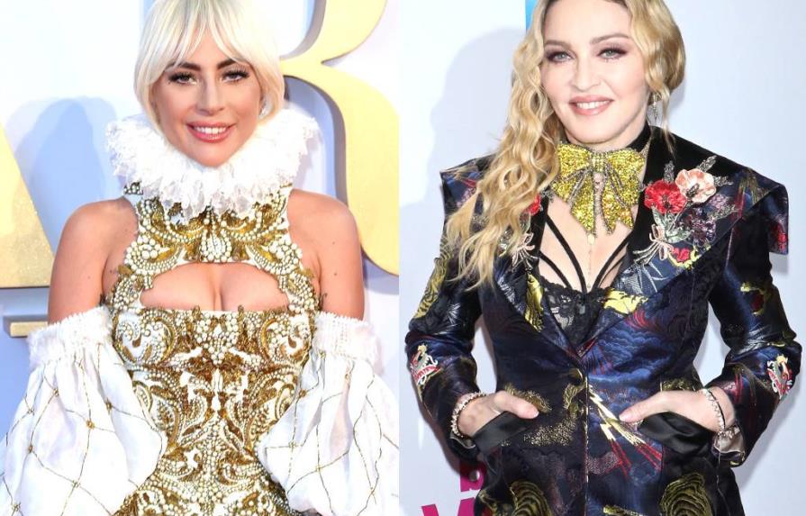 Sobre sábanas blancas Madonna y Lady Gaga ponen fin a su rivalidad