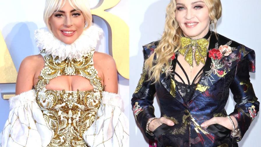 Sobre sábanas blancas Madonna y Lady Gaga ponen fin a su rivalidad