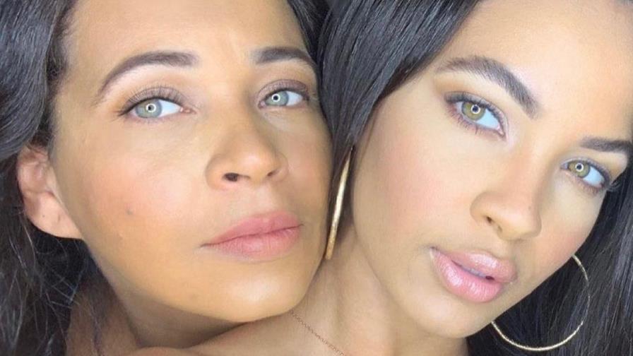 Kimberly Jiménez y su madre: dos gotas de agua