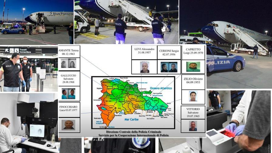 Ocho miembros de una poderosa mafia italiana vivían tranquilos en República Dominicana