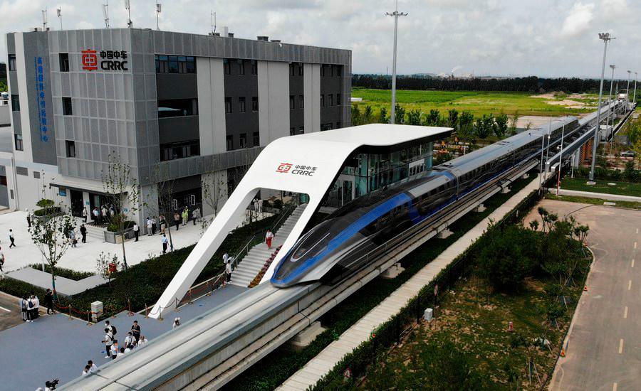 China presenta nuevo tren de levitación magnética de alta velocidad