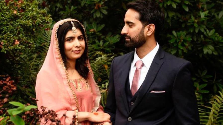 Los detalles del estilismo con el que Malala dio el ‘sí, quiero’