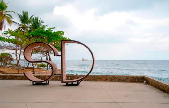 Lugar atractivo del Malecón de Santo Domingo.