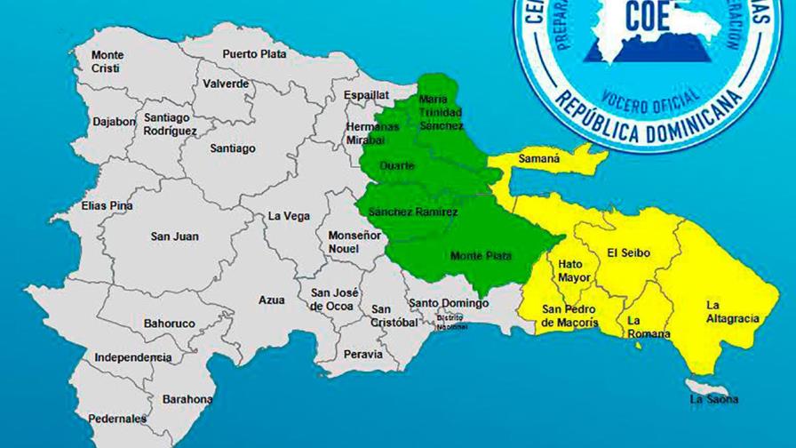 Dorian gira al norte y se alejará de RD, pero diez provincias están en alerta