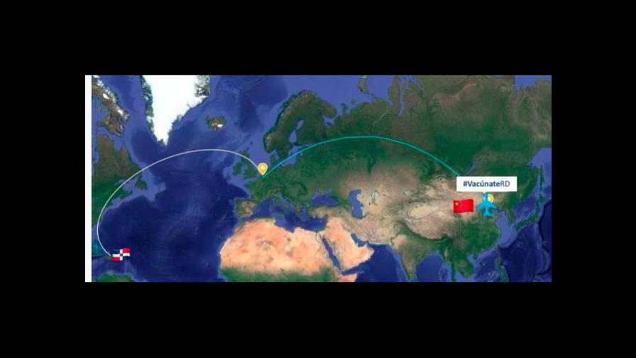 Esta noche salen de China 3 millones de vacunas contra el COVID-19 para la República Dominicana