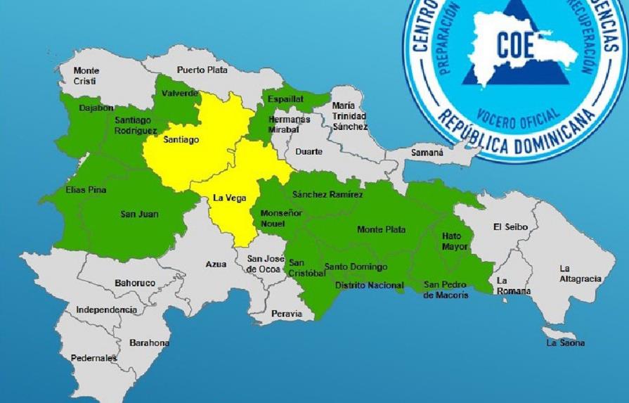 El COE mantiene 14 provincias en alerta por vaguada
