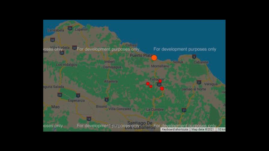 Se registra temblor de tierra de 4.9 en Puerto Plata