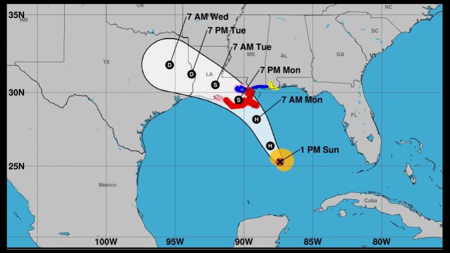 La tormenta Marco se convirtió en huracán La tormenta Marco se convirtió en huracán
