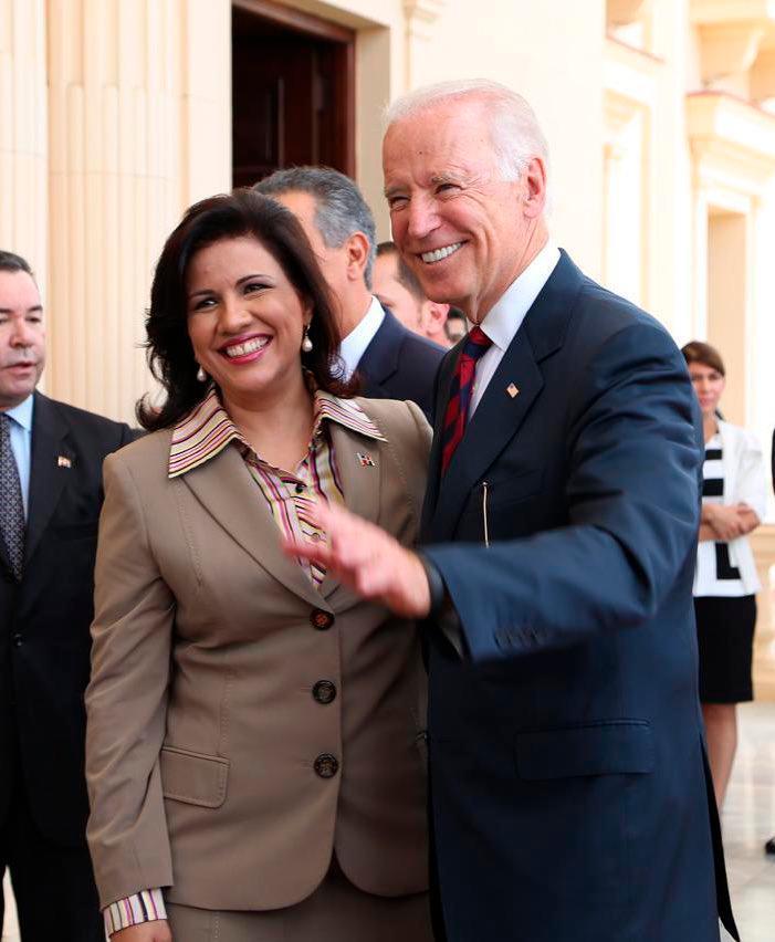 Margarita Cedeño felicita a Joe Biden y a Kamala Harris