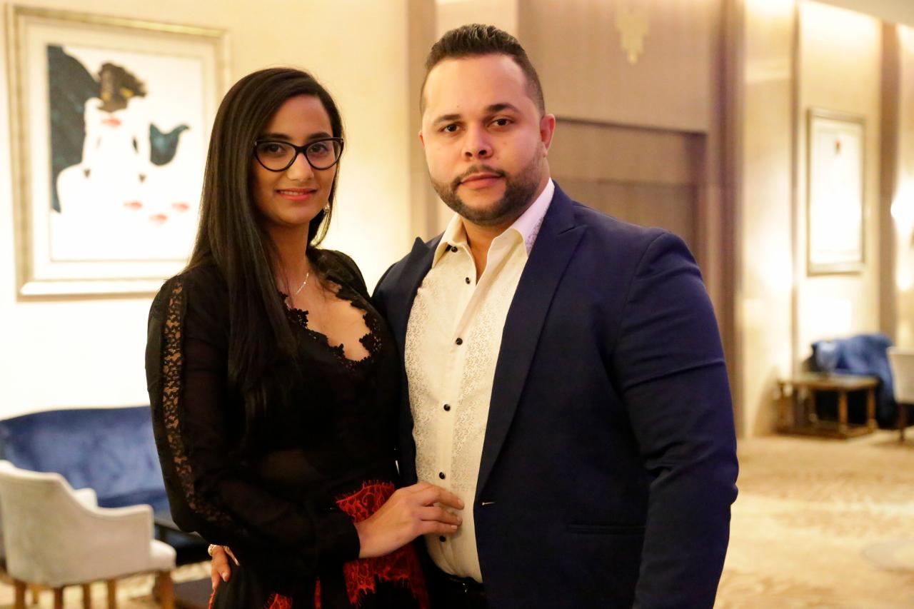 María Cristina Rosario y Roberto Genao.