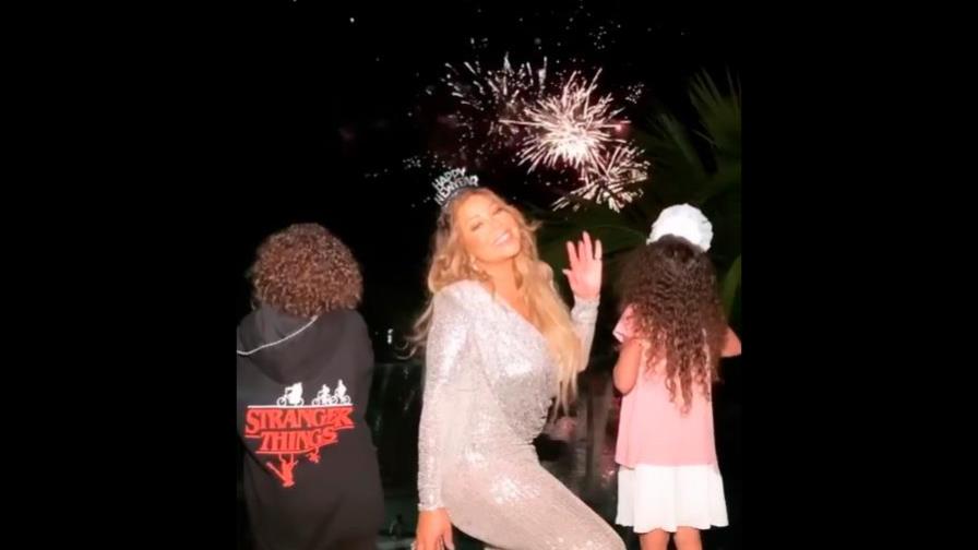 Mariah Carey recibe el año en República Dominicana 