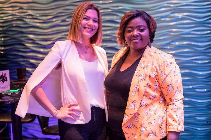 Mariale Ovalles y Geovanna Gonzalez.