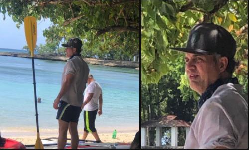 Actor Mark Ruffalo disfruta de las playas de Río San Juan