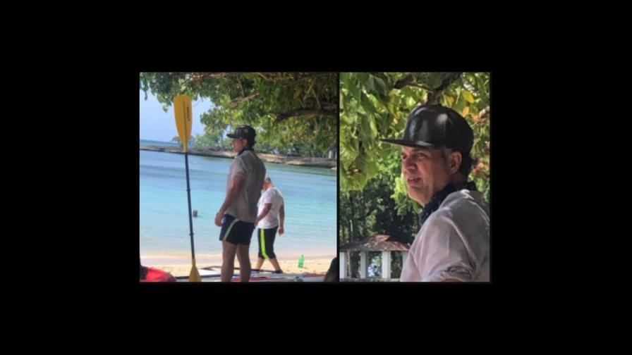 Actor Mark Ruffalo disfruta de las playas de Río San Juan