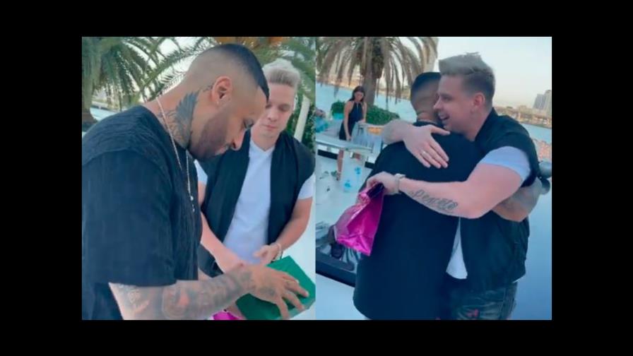 El  curioso regalo que recibió Nicky Jam del popular influencer Marko: “La intención es lo que cuenta”