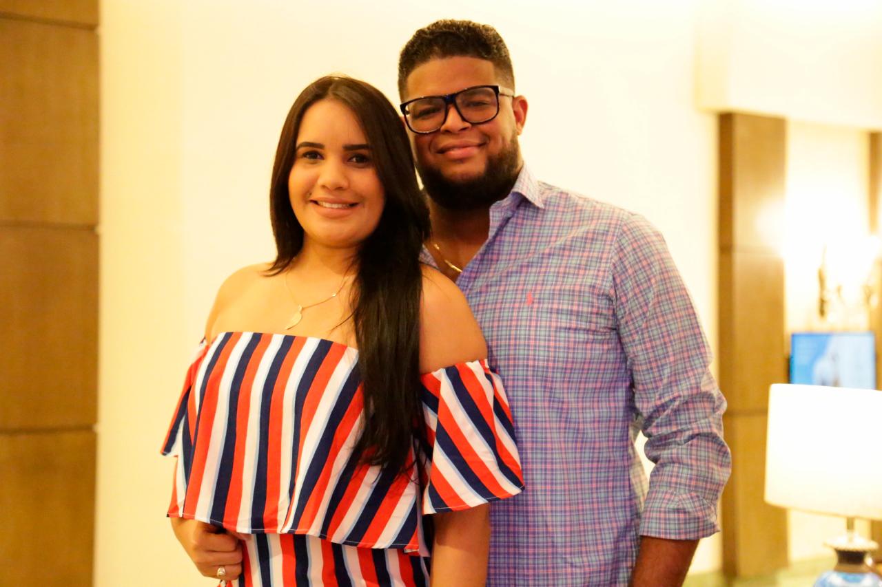 Marlenis Reyes y Luis Rodríguez.